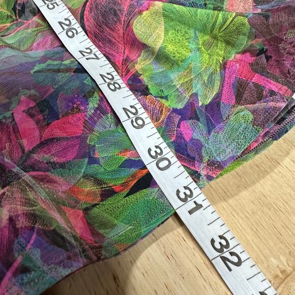 Lululemon Court Crush Dress Vivid Floral Tone Multi Women's Size 2 EUC - Picture 11 of 11